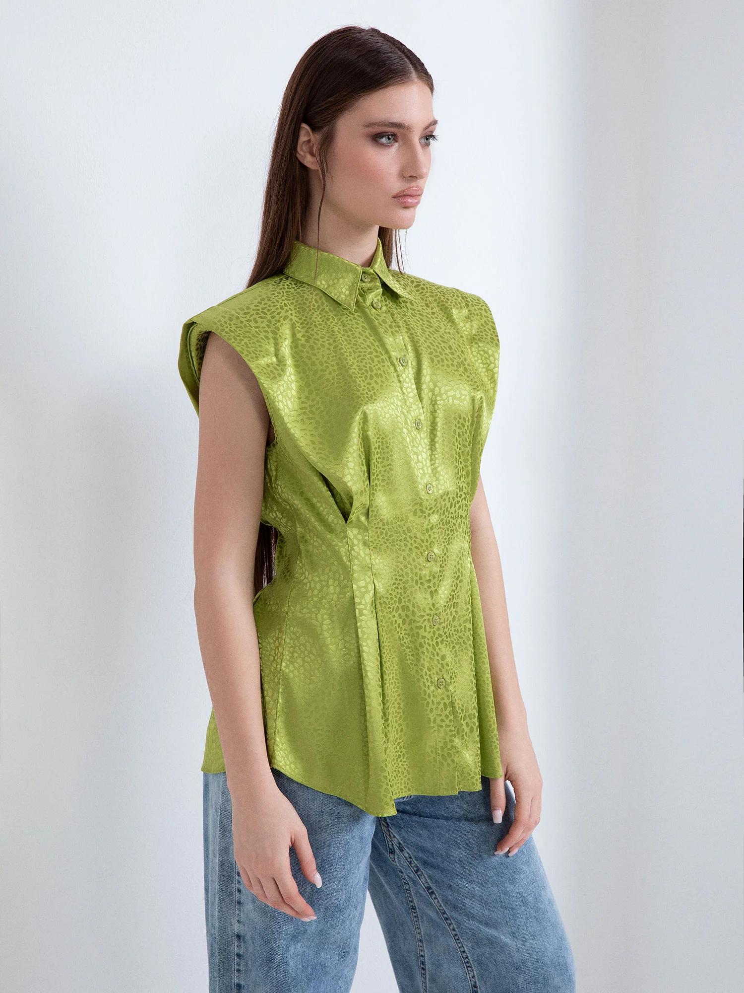 CAMICIA SFIANCATA CON SPALLINE - Image 4