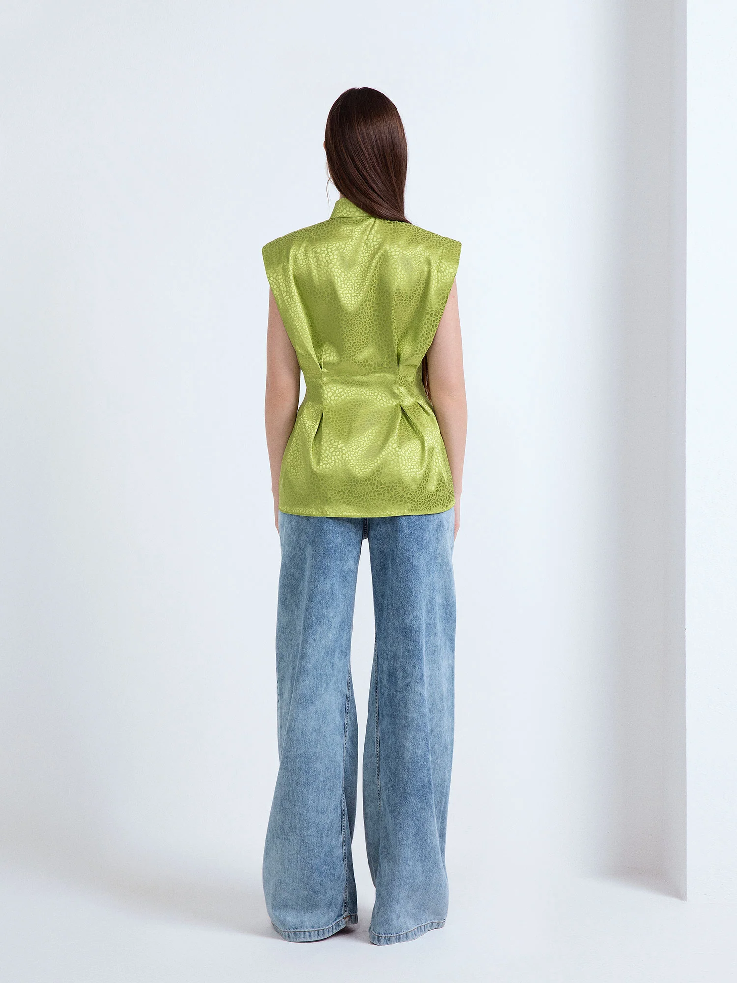 CAMICIA SFIANCATA CON SPALLINE - Image 8