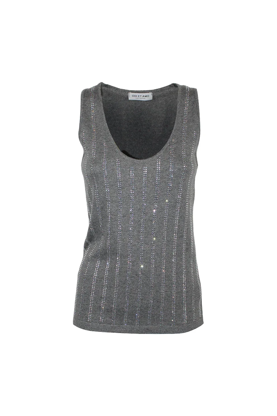 CANOTTA STRIPES STRASS - Image 2