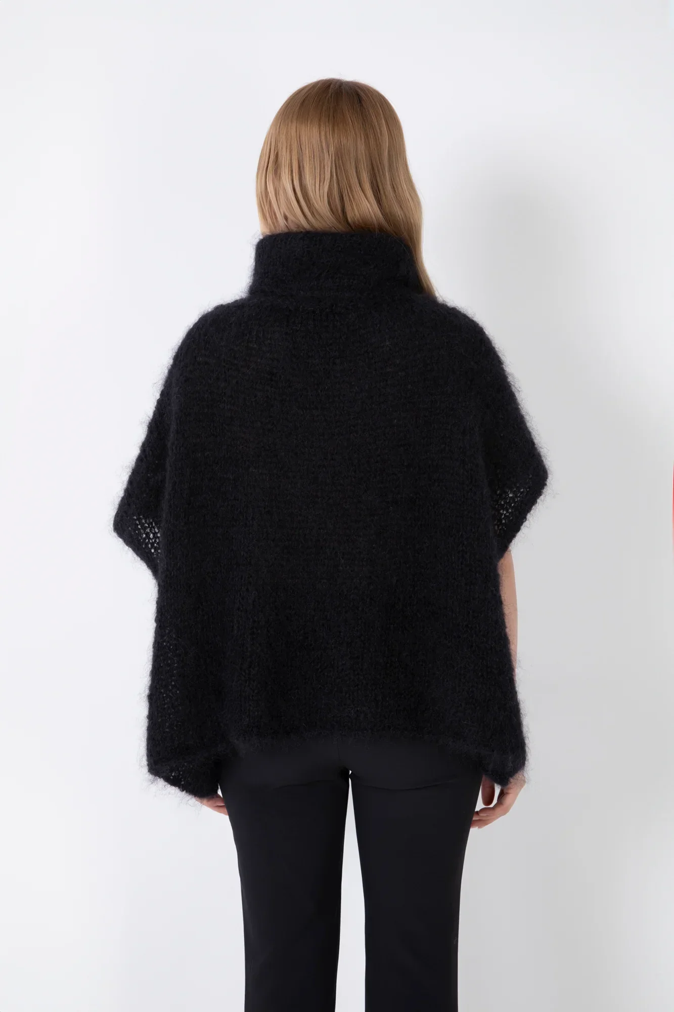 CAPPA MORBIDA E OVERSIZE IN MISTO LANA E MOHAIR - Image 3