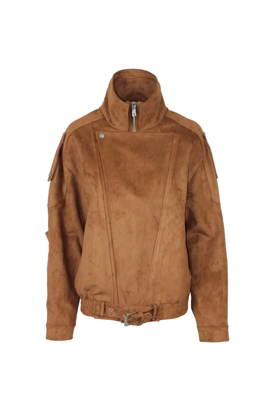 GIACCA OVERSIZE ECO-SUEDE CON TASCHE E ZIP - Image 5