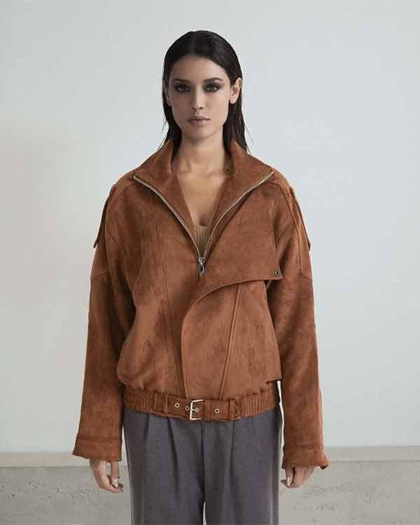GIACCA OVERSIZE ECO-SUEDE CON TASCHE E ZIP - Image 7