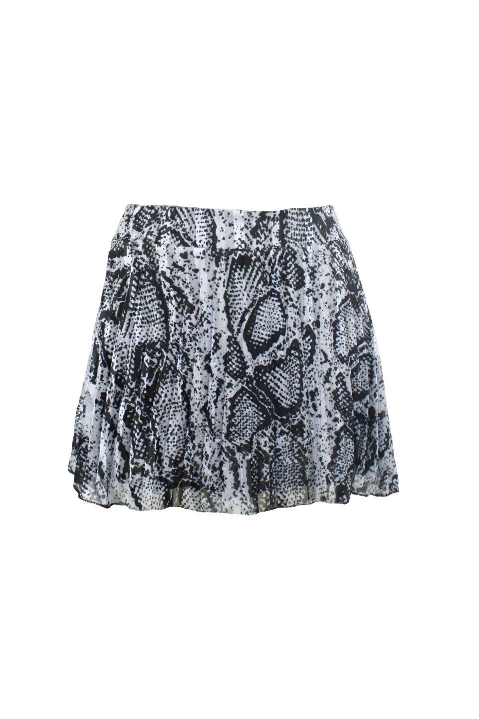 MINIGONNA PLISSE' IN CHIFFON CON ZIP LATERALE - Image 2