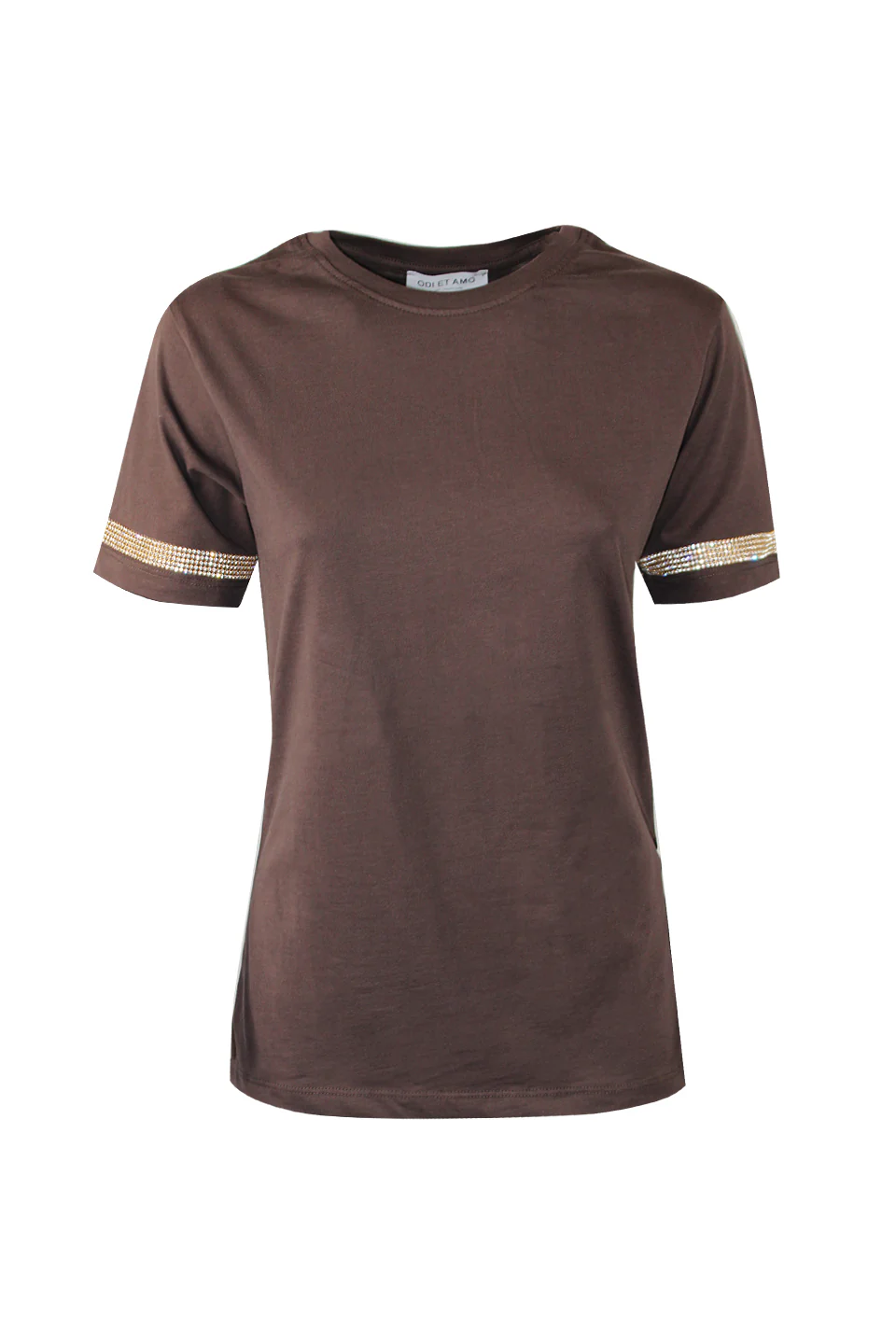 T-SHIRT N.Y. STRASS MANICHE - Image 2